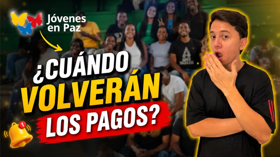 Pagos de Jóvenes en Paz en pausa mientras se define cuándo continuarán los próximos ciclos.