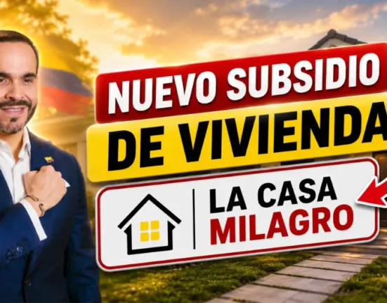 Nuevo subsidio de vivienda La Casa Milagro anunciado como la nueva estrategia de acceso a vivienda en Colombia.